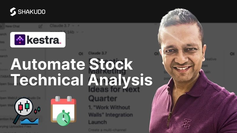 Automate 22.5hrs of Stock Technical Analysis - Kestra